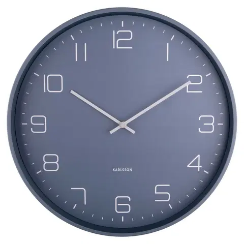 Hodiny Karlsson 5751BL designové nástěnné hodiny, pr. 40 cm