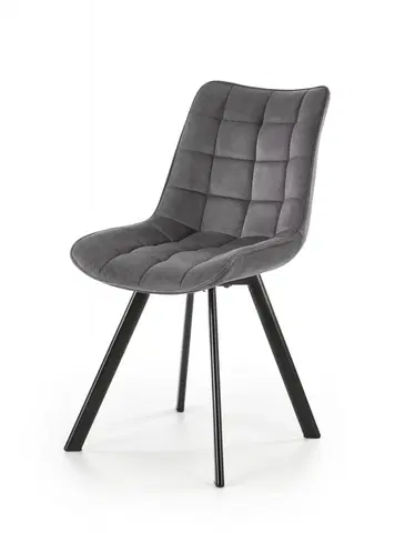 Židle HALMAR Designová židle Mirah tmavě šedá