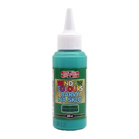 Hračky KOH-I-NOOR - Barva na sklo 60 ml, tmavě zelená
