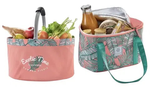 Skladování potravin Skládací košík + chladicí taška