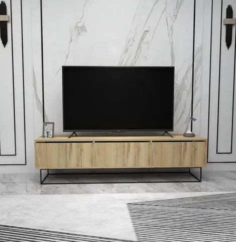 Televizní stolky Televizní stolek KORDON dub černý