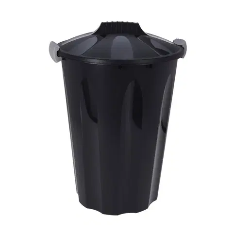 Odpadkové koše DekorStyle Odpadkový koš HOLYS 40 L černý