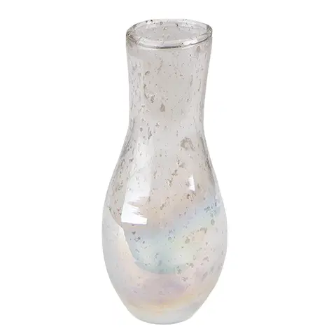 Dekorativní vázy Skleněná transparentní váza Milia - Ø 6*13 cm Clayre & Eef 6GL4301