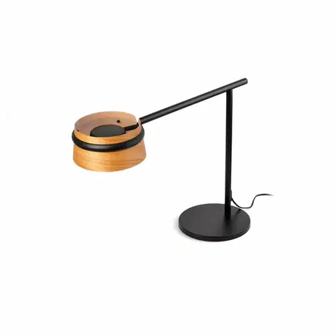 Designové stolní lampy FARO LOOP černá stolní lampa s klipem