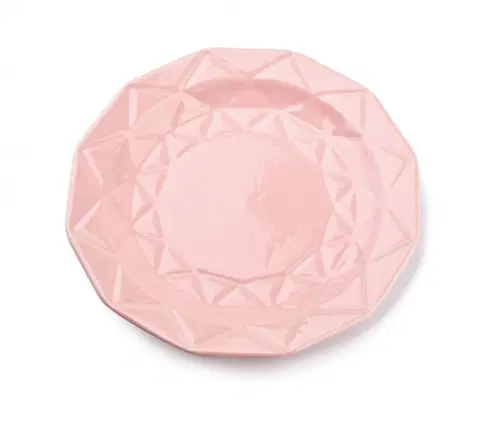 Talíře Affekdesign Keramický Talíř ADEL 19,5 cm růžový