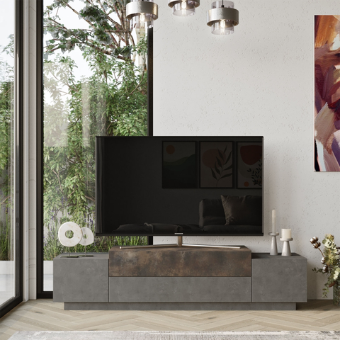TV stolky TV stolek ARUNA, bronz
