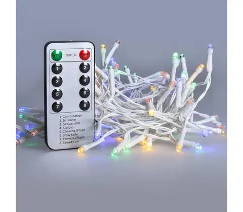 Vánoční dekorace Brilagi Brilagi - LED Vánoční venkovní řetěz 120xLED/8 funkcí 9,5m IP44 multicolor + DO 
