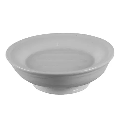 Misky na mýdlo Porcelánová kulatá miska na mýdlo - Ø 14*5 cm Clayre & Eef 64935