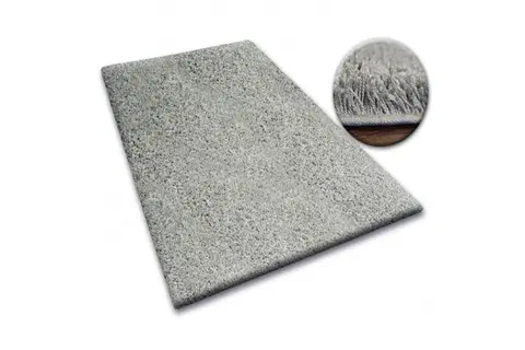Koberce a koberečky Dywany Lusczow Kusový koberec SHAGGY Izebelie 5cm šedý, velikost 100x150