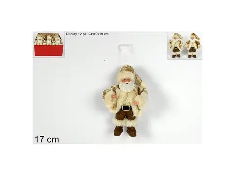 Vánoční dekorace PROHOME - Santa 17cm různé druhy