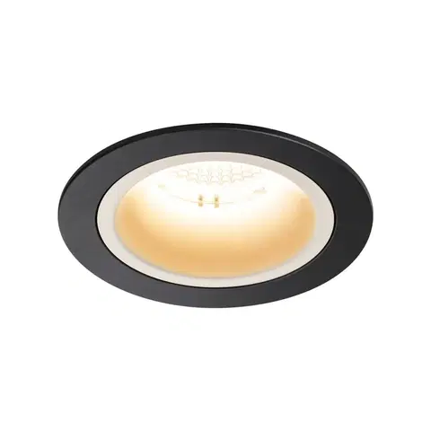 LED podhledová svítidla SLV BIG WHITE NUMINOS DL M vnitřní LED zápustné stropní svítidlo černá/bílá 2700 K 20° včetně listových pružin 1003842