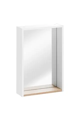 Zrcadla Comad Koupelnová polička se zrcadlem Finka 840 bílá