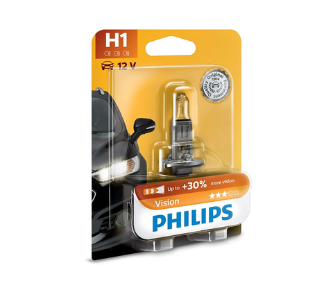 Žárovky Philips Autožárovka Philips VISION 12258PRB1 H1 P14,5s/55W/12V 
