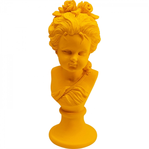 Dekorativní předměty KARE Design Dekorace Pop Duchess - oranžová, 27cm