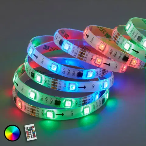 LED pásky Briloner Se 164 světelnými funkcemi 500cm RGB LED pásek Mo