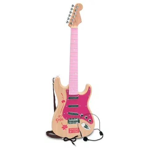 Hračky BONTEMPI - Elektrická rocková kytara s mikrofonem 241371