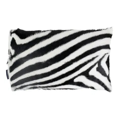 Dekorační polštáře Kožený polštář dekor zebra - 50*30*10cm Mars & More QXHKGZB
