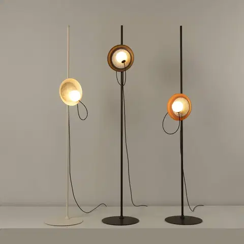 Stojací lampy Milan Iluminación Milan Drátěná stojací lampa Ø 24 cm měděná metalická/antracitová