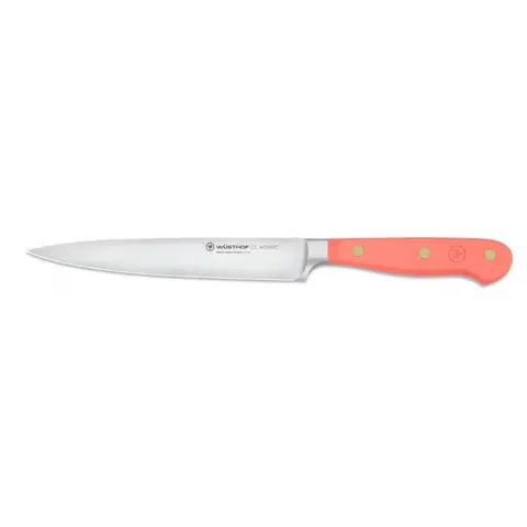 Kuchyňské nože Nůž na šunku Wüsthof CLASSIC Colour - Coral Peach 16 cm 