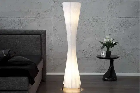 Svítidla LuxD 17057 Stojanová lampa SPIRAL XXL bílá