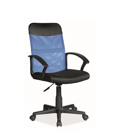 Kancelářské židle Signal Kancelářské křeslo Q-702 Barva: Modrá