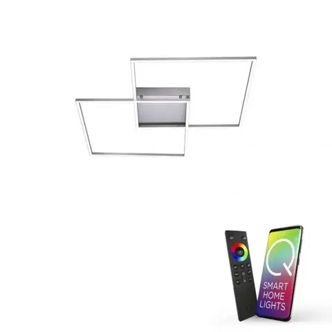 Designová stropní svítidla PAUL NEUHAUS Q-INIGO, LED stropní svítidlo Smart-Home, design 2700-5000K PN 6430-55
