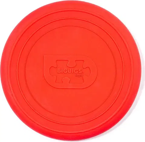 Hry na zahradu Bigjigs Toys Frisbee CHERRY červené