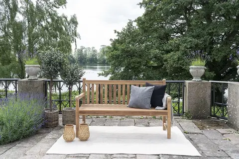 Zahradní pohovky Norddan Designová zahradní lavice Rimma 150 cm teak