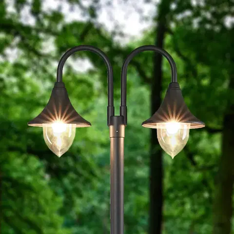 Pouliční osvětlení Lindby Madea - 2zdrojová pouliční svítilna