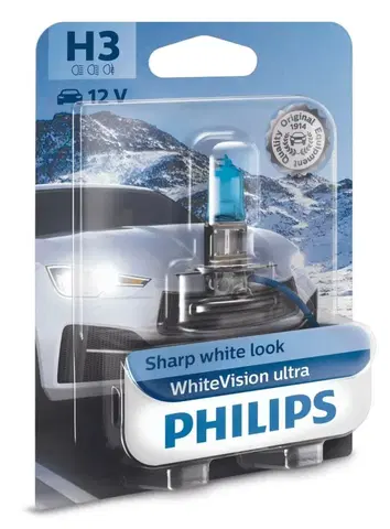 Autožárovky Philips WhiteVision Ultra 12336WVUB1 H3 PK22s 12V 55W