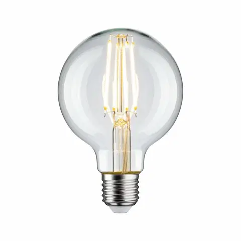 LED žárovky PAULMANN Filament 230V LED Globe G80 E27 7,5W 2700K čirá