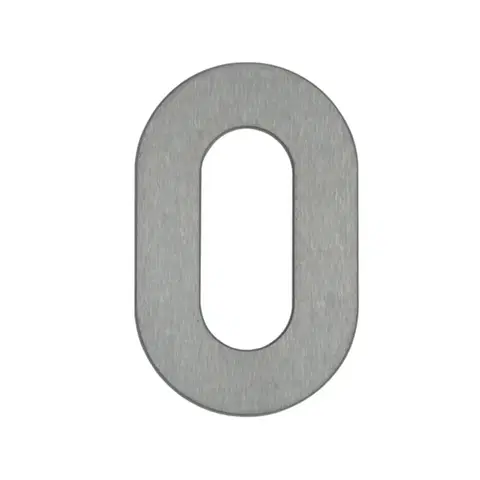 Čísla domů Albert Leuchten Domovní číslo 0 - z nerezové oceli