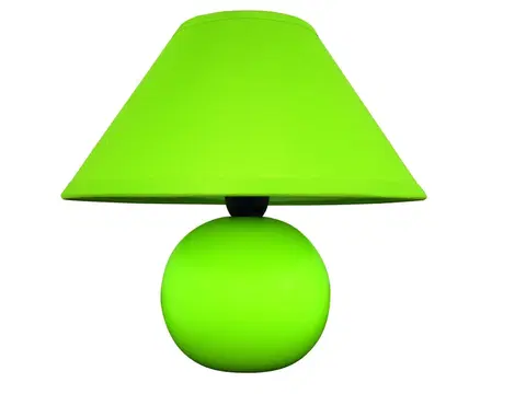 Lampy na noční stolek Rabalux stolní lampa Ariel E14 1x MAX 40W zelená 4907