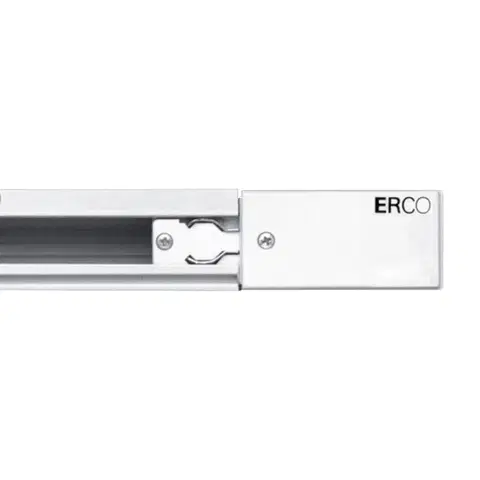 Svítidla pro 3fázový kolejnicový systém ERCO ERCO 3fázové napájení ochranný vodič levý bílá