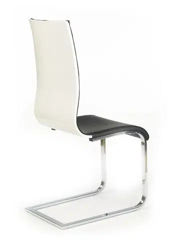 Židle Jídelní židle K104 Halmar Černá / bílá
