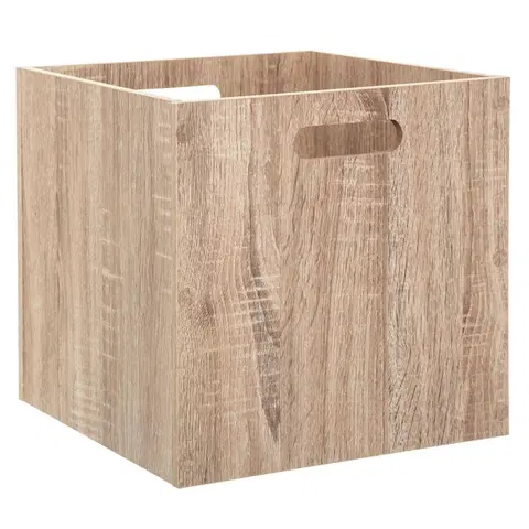 Úložné boxy DekorStyle Úložný box Woody 31x31 cm