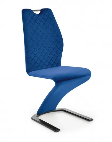 Židle Jídelní židle K442 Halmar Modrá