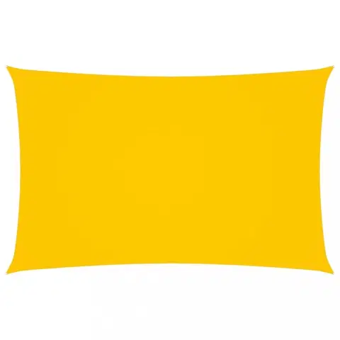 Stínící textilie Stínící plachta obdélníková 2 x 5 m oxfordská látka Dekorhome Žlutá