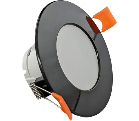 Svítidla Greenlux LED Koupelnové podhledové svítidlo LED/8W/230V 3000K IP65 černá 