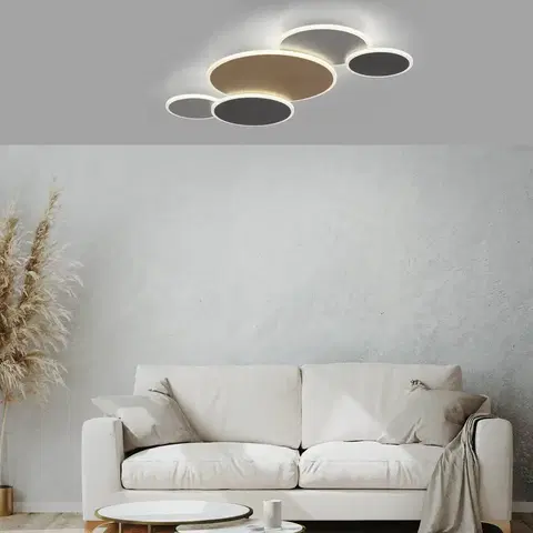 Inteligentní stropní svítidla Q-Smart-Home Paul Neuhaus Q-Piato LED stropní světlo pět zdrojů