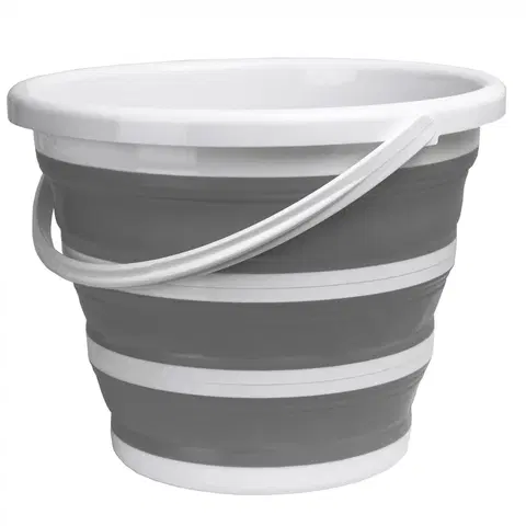 Koupelnové doplňky TZB Skládací kbelík Compact 32 cm bílo-šedý