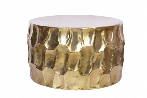 Konferenční stolky LuxD Designový konferenční stolek Alijah 70 cm zlatá barva