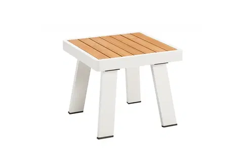 Zahradní stoly Higold Zahradní stolek York 45 cm bílý