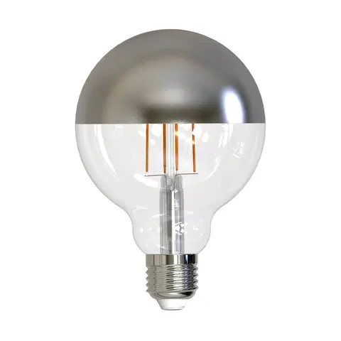Stmívatelné LED žárovky Müller-Licht Müller Licht LED globe E27 9W 927 stříbrná