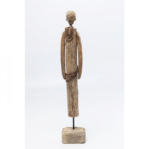 Sošky mužů KARE Design Dřevěná soška Muž Afričan 69cm