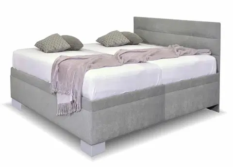 s úložným prostorem Čalouněná postel Niobe s bočním čelem a úložným prostorem, 160x200 cm
