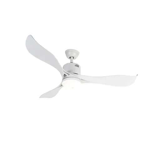 Stropni vetrak Stropní ventilátor bílý včetně LED a dálkového ovládání - Kolm