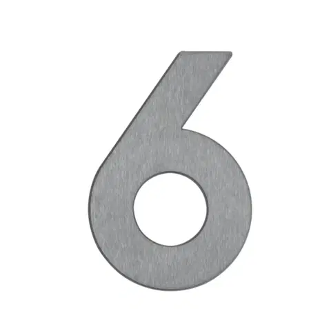 Čísla domů Albert Leuchten Domovní číslo 6 - z nerezové oceli