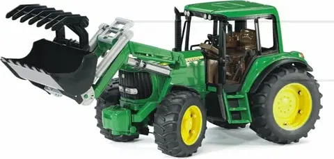 Hračky BRUDER - Farmer traktor John Deere s předním nakladačem