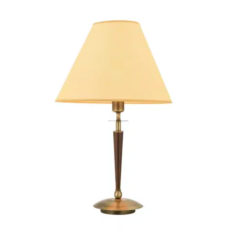 Stojací lampy Avonni Stolní lampa HML-9009-1EB s textilním stínidlem